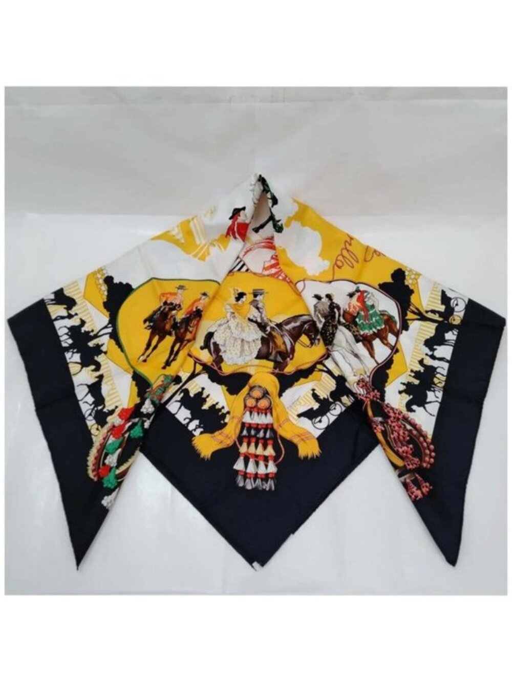 Hermes Feria de Sevilla Carré 90 Silk Scarf - Picture 3 of 10